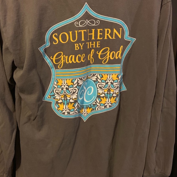 Gray long sleeve T-shirt - Picture 2 of 3